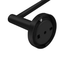 Euro Black Toilet Roll Holder